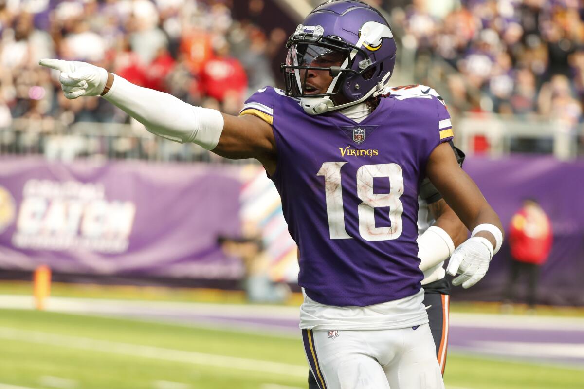 Minnesota Vikings WR Justin Jefferson Looks For Continued Success in NFL  Playoffs