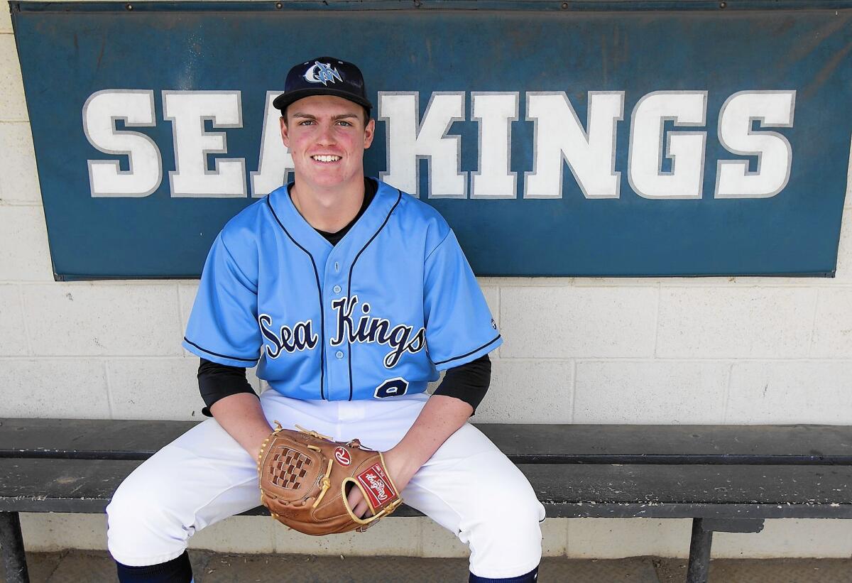 Corona del Mar High pitcher Evan Larsen has committed to play baseball at Cal State Fullerton.