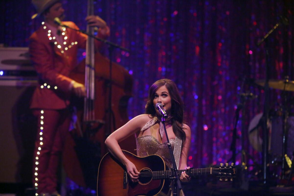 Kacey Musgraves performs at the Wiltern in Los Angeles on Sept. 11, 2015.