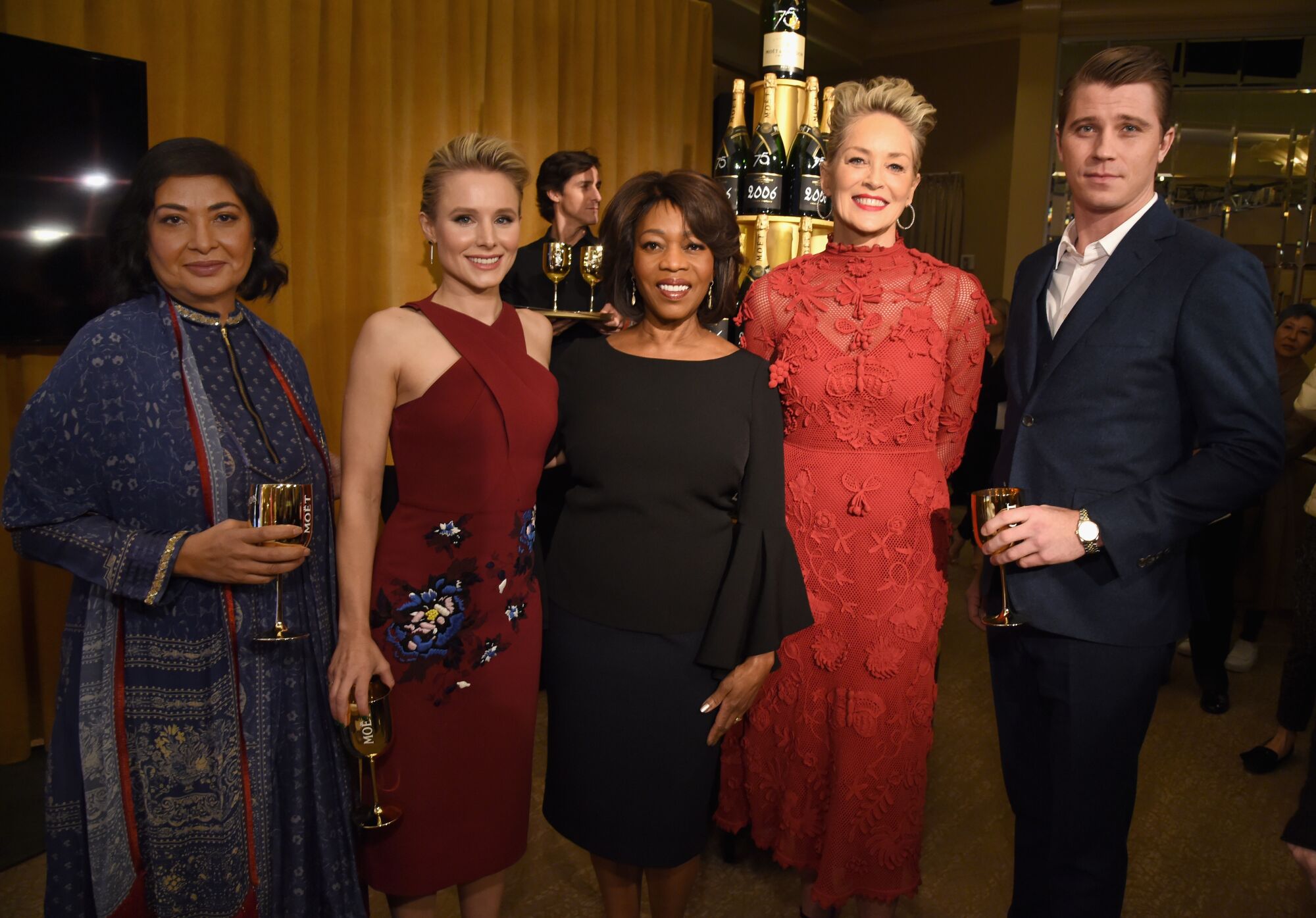 Attendees of a 2017 Golden Globes nomination event in Beverly Hills.