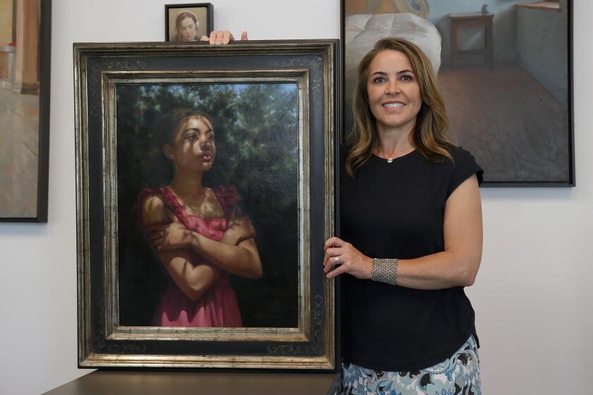 Laguna College of Art and Design graduates earned a couple of honors recently including Jody Gerber, who earned her Master of Fine Arts degree this year.Gerber's painting "Illusion" was selected for the LCAD Trustee Choice Award. Her artwork was purchased by the Board of Trustees and added to the college's permanent collection.