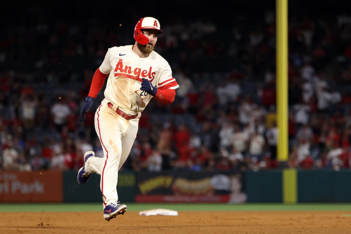 Los Angeles Angels' Jared Walsh pitches in with six hits in twinbill