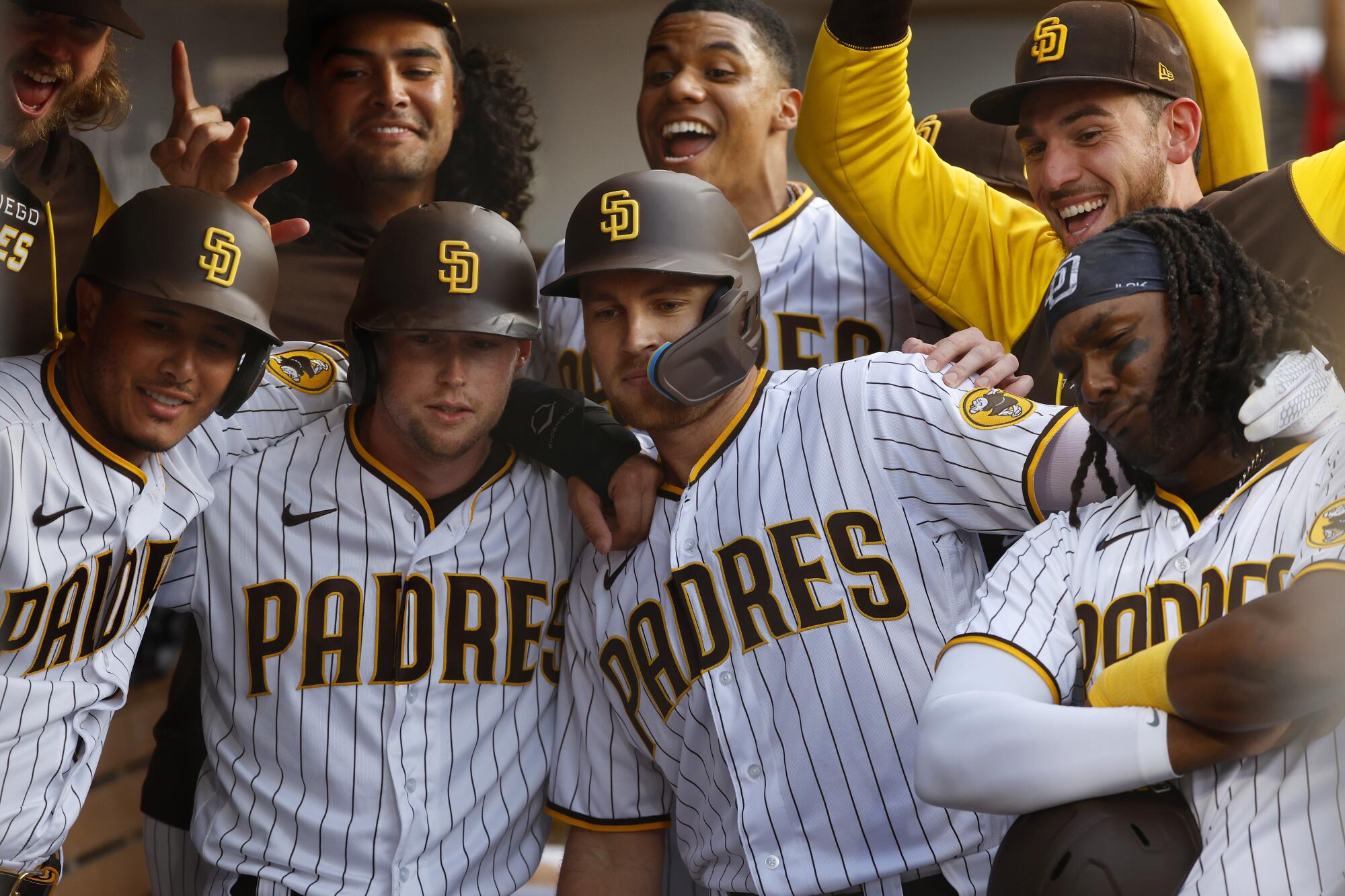 Padres show off new brown uniforms - The San Diego Union-Tribune
