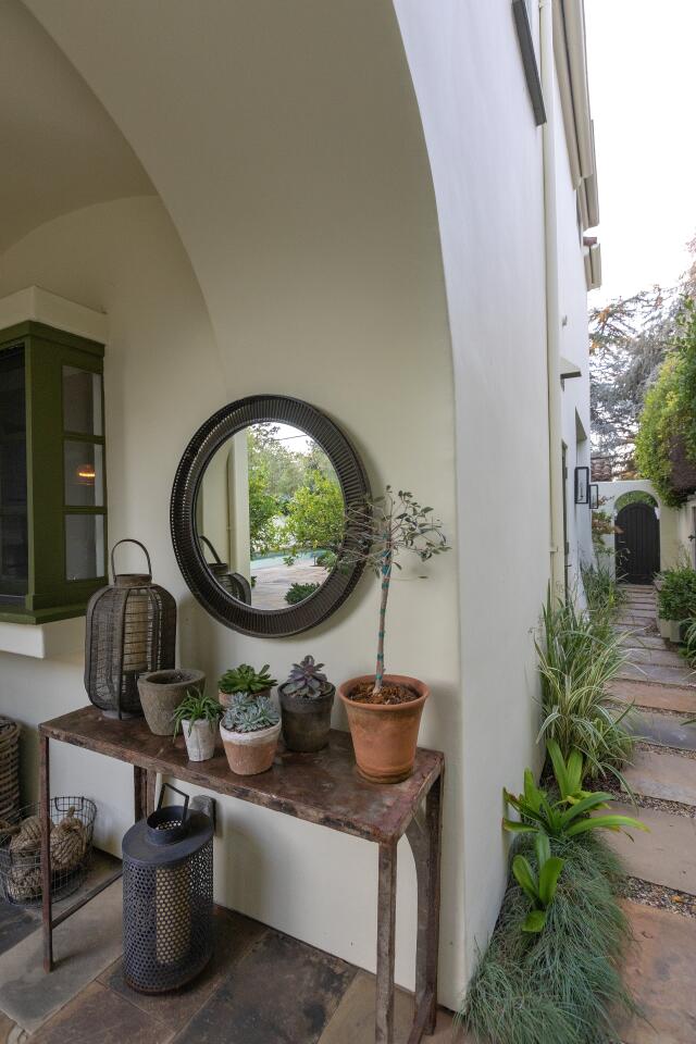 A detail of the Santa Monica backyard designed by landscape architect Joseph Marek.