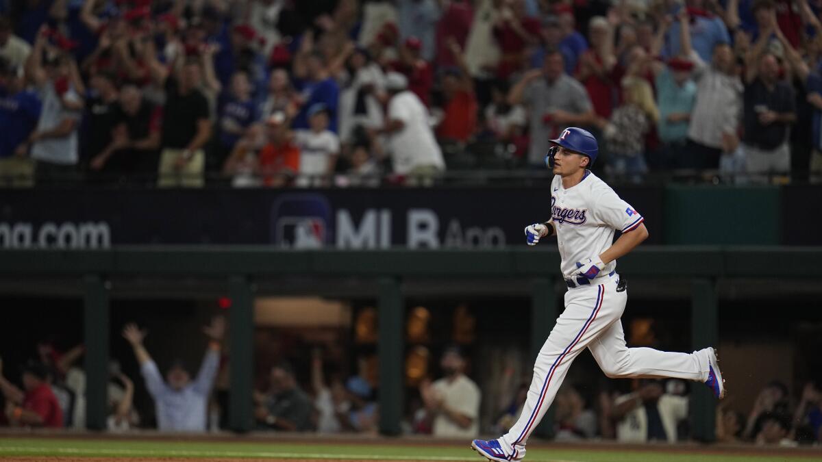 ALDS: Corey Seager helps send Rangers to ALCS with sweep of Orioles - Los  Angeles Times