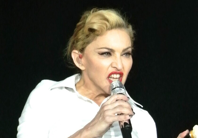 Una imagen de archivo de la cantante Madonna.
