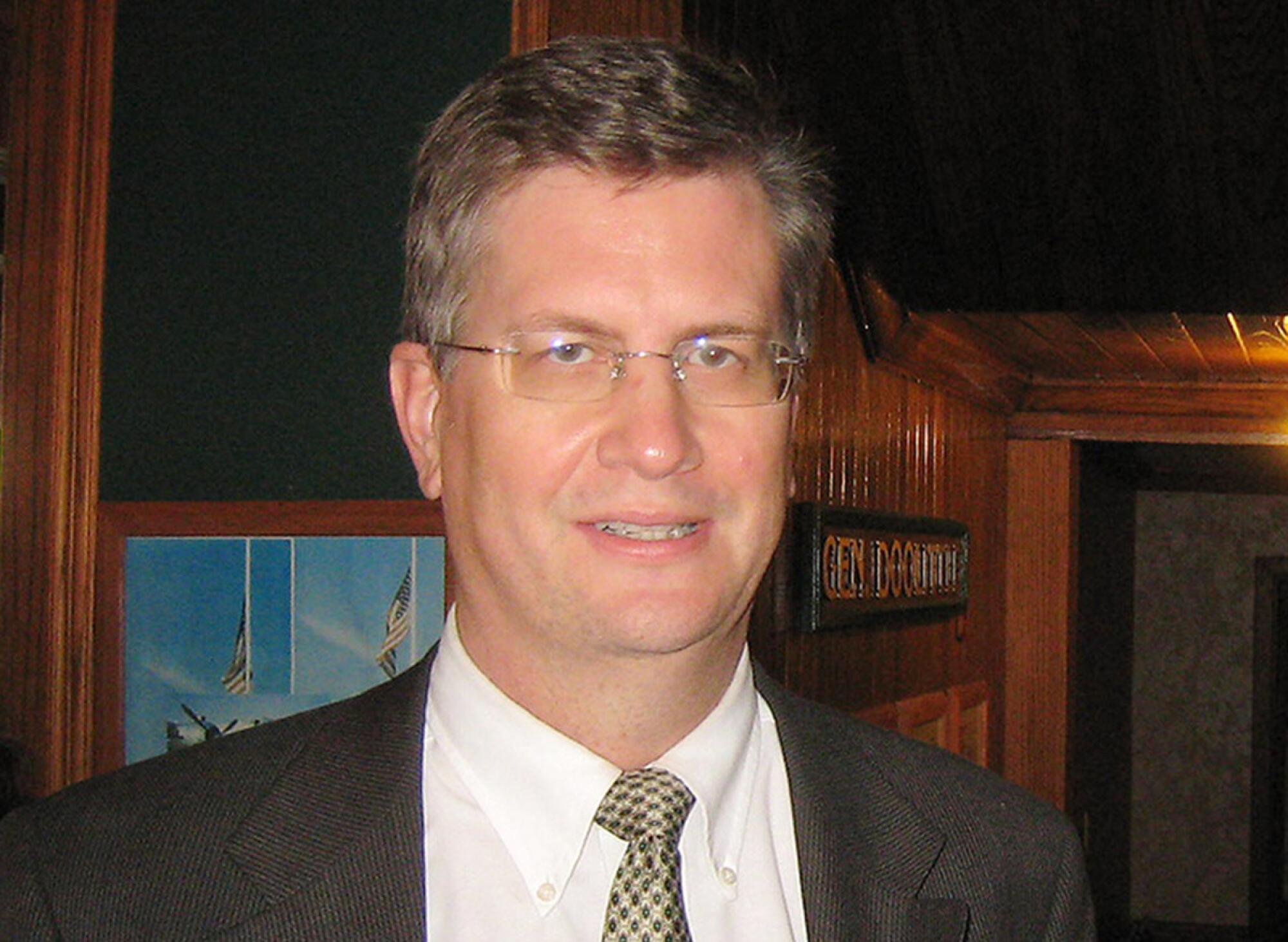 Eye surgeon Mark Sawusch in September 2008