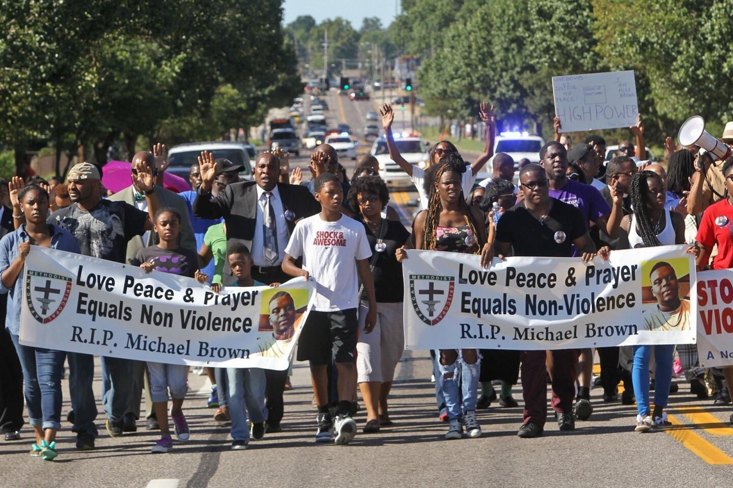 Protest in Ferguson, Mo.