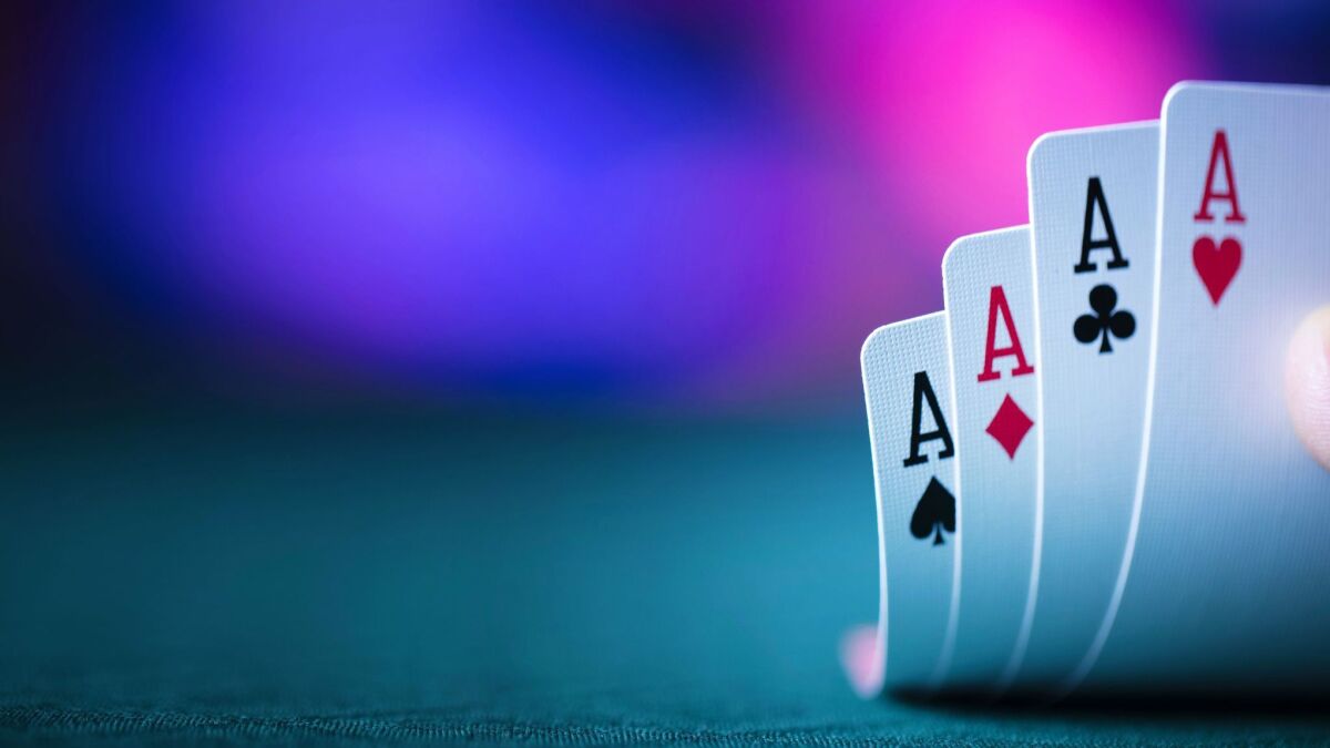 A winning poker hand is a sweet sight.
