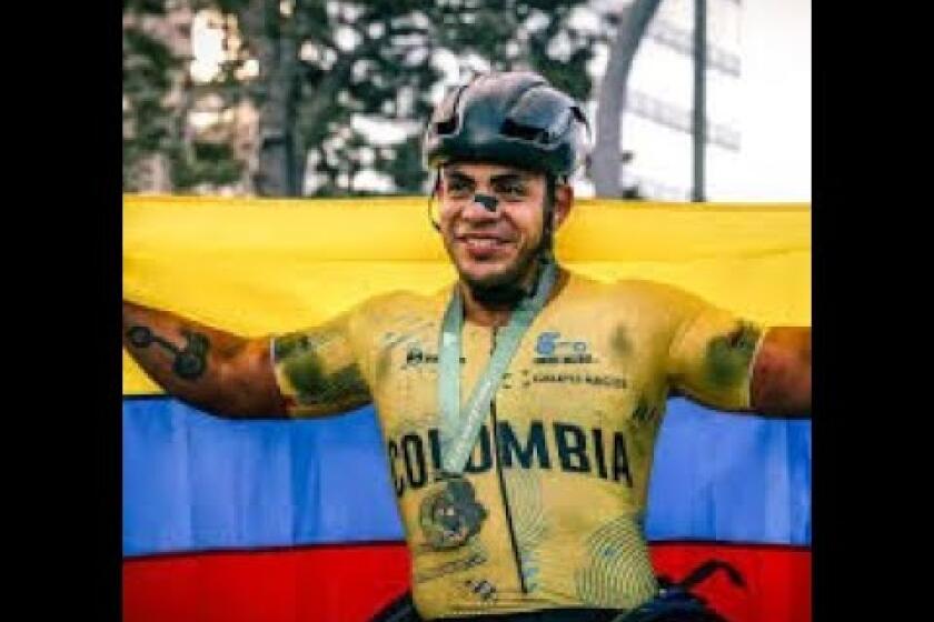VIDEO: El paratleta ganador del Maratón de L.A, Francisco Sanclemente, pide apoyo para maratones en Colombia
