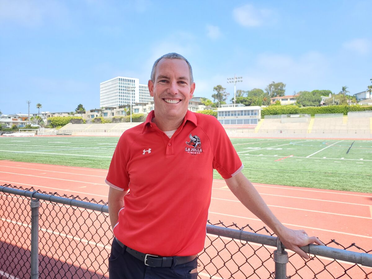 Aaron Quesnell is the newly appointed athletic director at La Jolla High School.