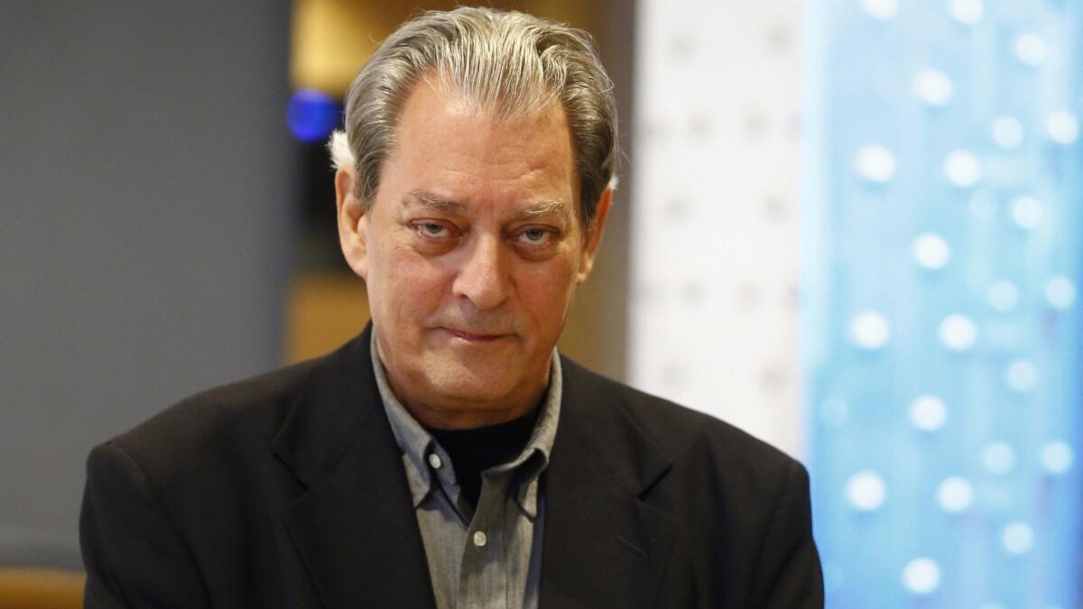 Novlist Paul Auster's "4 3 2 1" is shortlisted for the Man Booker Prize.