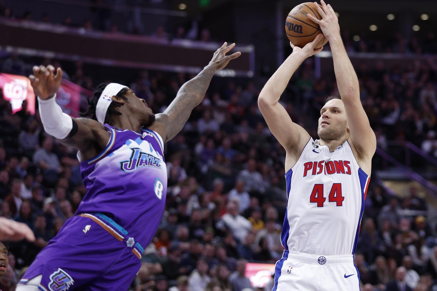 Bogdanovic, Pistons beat Jazz for back-to-back road wins - The San