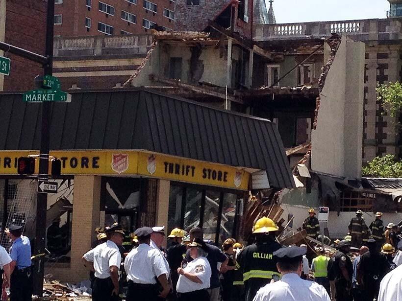 Building collapse in Philadelphia