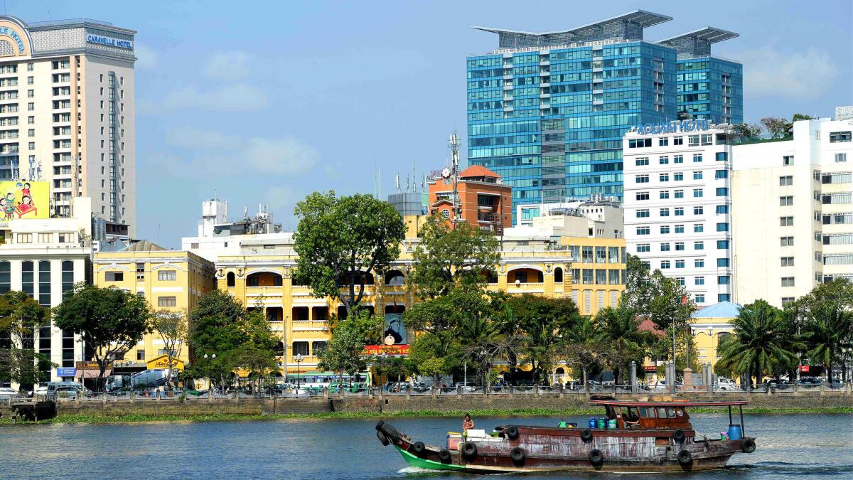 Ho Chi Minh City shows some of the architecture reflecting its French colonial-era. You can fly to the city once called Saigon for $567 on China Airlines.