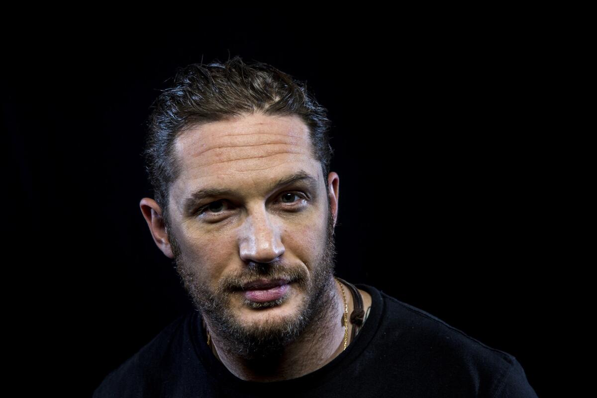 Actor Tom Hardy at the Toronto International Film Festival, Sept. 5, 2014. Hardy is currently filming upcoming FX series "Taboo."