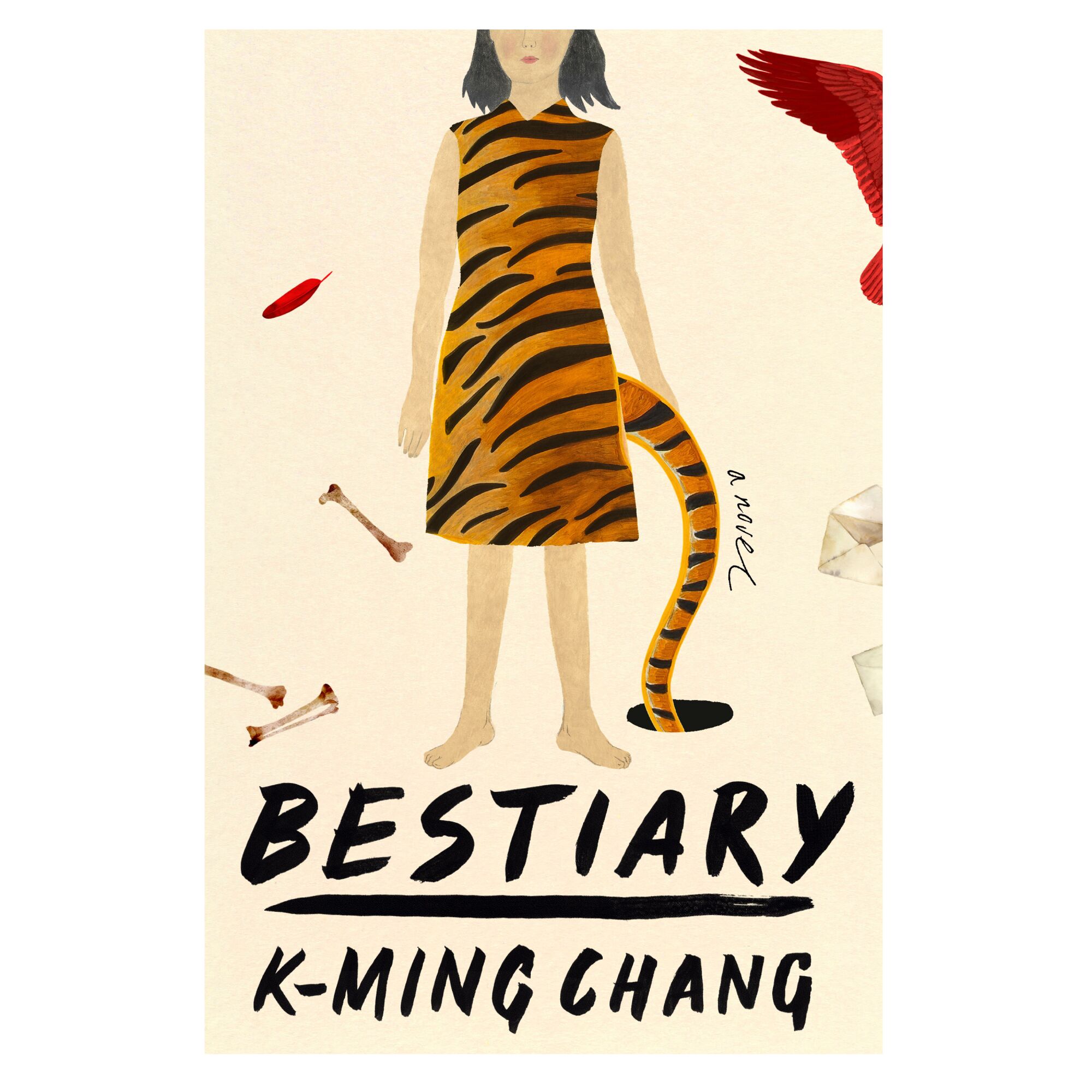 Jacket cover for "Bestiary," by K-Ming Chang.