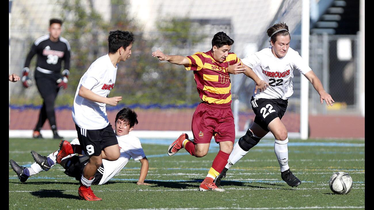 Photo Gallery: Burroughs High boys soccer vs. La Cañada High