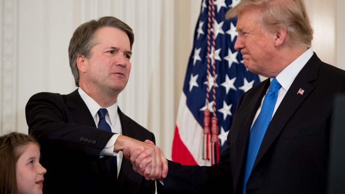 Judge Brett Kavanaugh, President Trump's nominee to the U.S. Supreme Court, has written in favor of broad gun rights in his current job on the D.C. Circuit Court of Appeals.