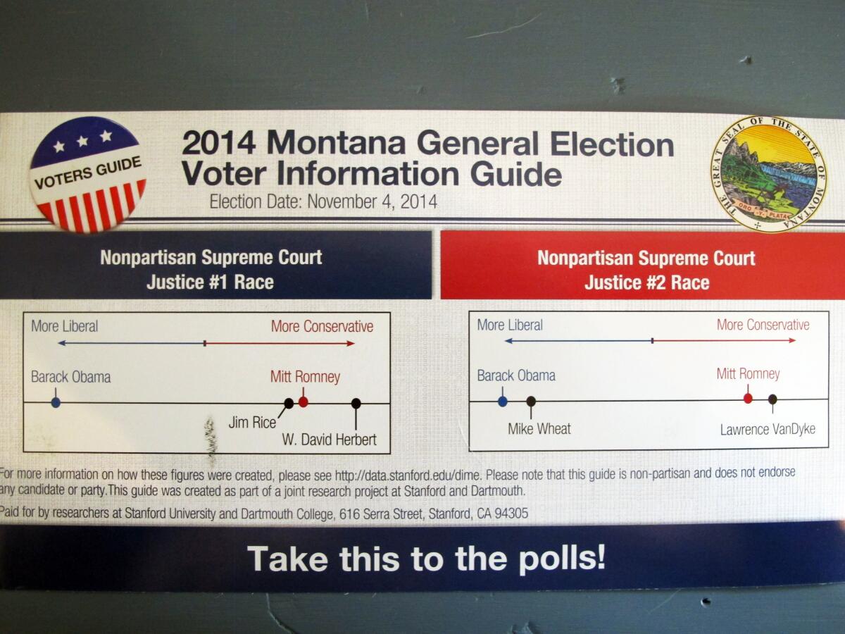Montana officials are investigating whether mailers like the one shown violated laws by appearing to come from the state. The mailers are part of a Stanford University and Dartmouth College political science study.
