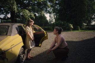 Catherine Clinch, left, and Carrie Crowley in the movie "The Quiet Girl."