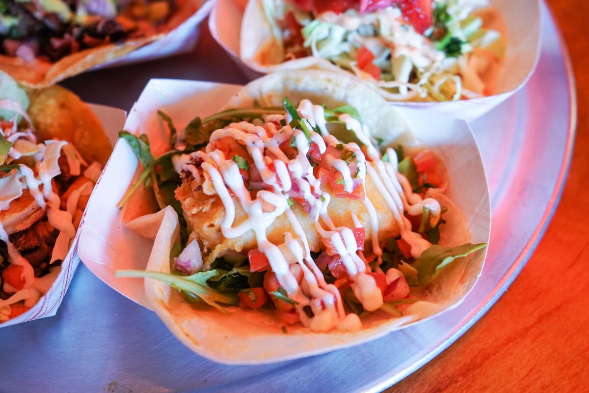 From meat to fish and vegetarian options, there is a taco for everyone at City Tacos.