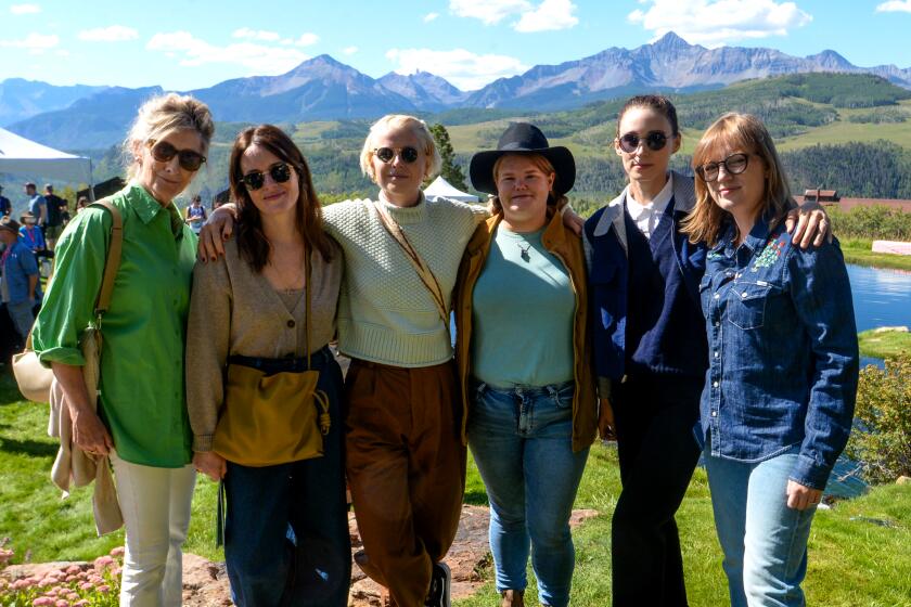 Sheila McCarthy, Claire Foy, Jessie Buckley, Michelle McLeod, Rooney Mara and Sarah Polley attend the Telluride Film Festival