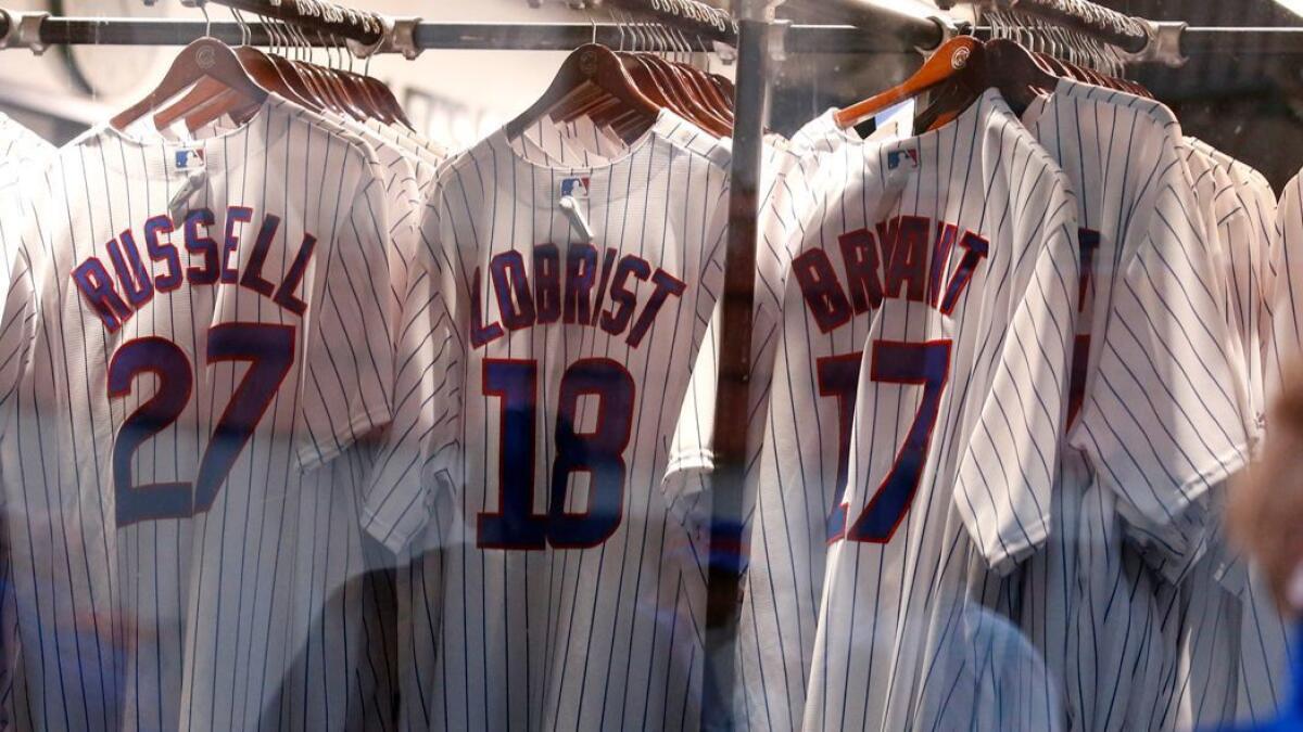 Kris Bryant of Cubs has baseball's top-selling jersey