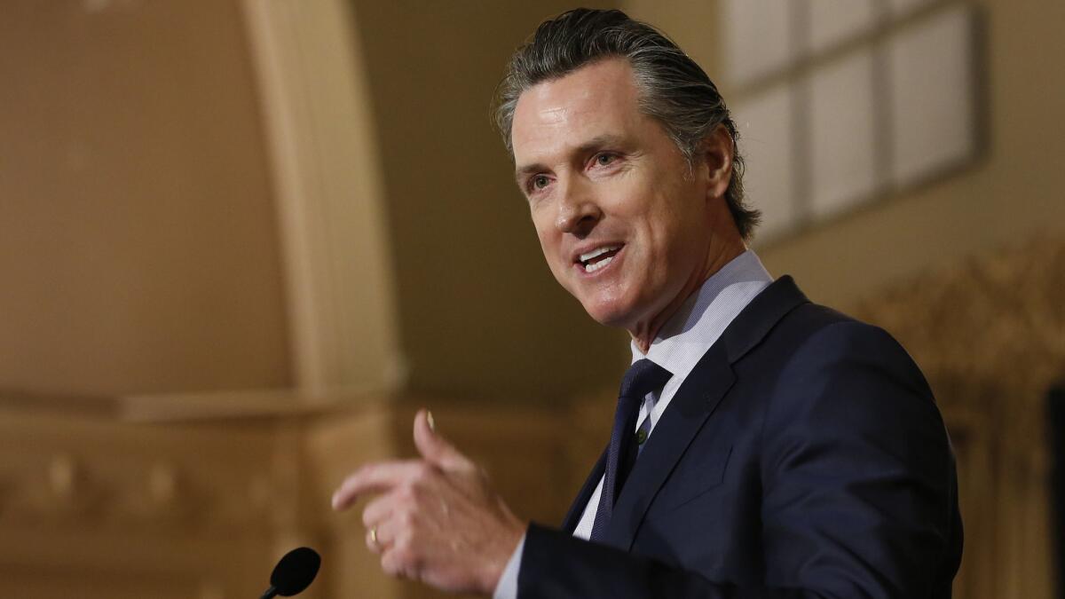 California Gov. Gavin Newsom has called for spending millions to aid local nonprofits and community organizations that provide services to asylum-seeking families.