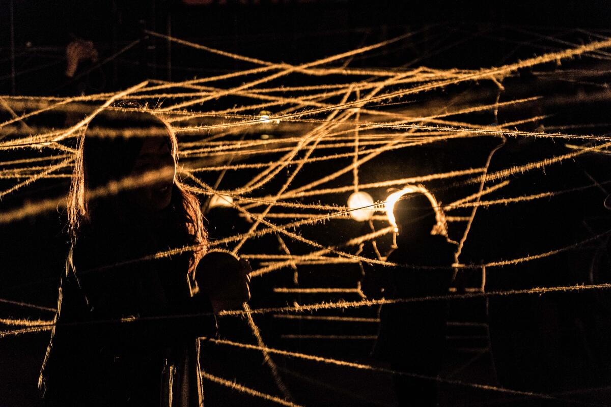 "C’est pas là, c’est par là (It’s not here, it’s over here)," from France's Galmae theater company at WOW