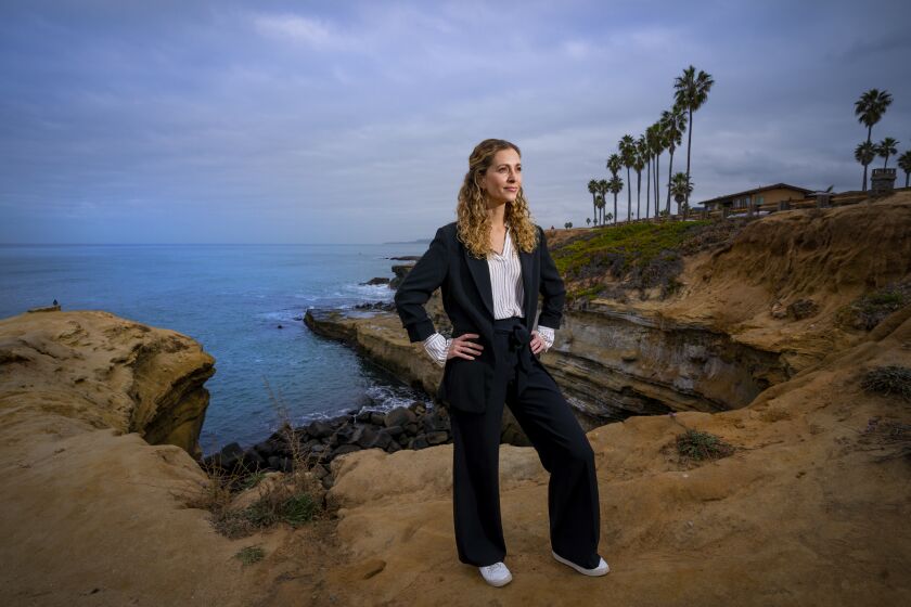 San Diego, CA - November 30: Julia Chase, San Diego’s climate resilience officer at Sunset Cliffs on Wednesday, Nov. 30, 2022 in San Diego, CA. (Nelvin C. Cepeda / The San Diego Union-Tribune)