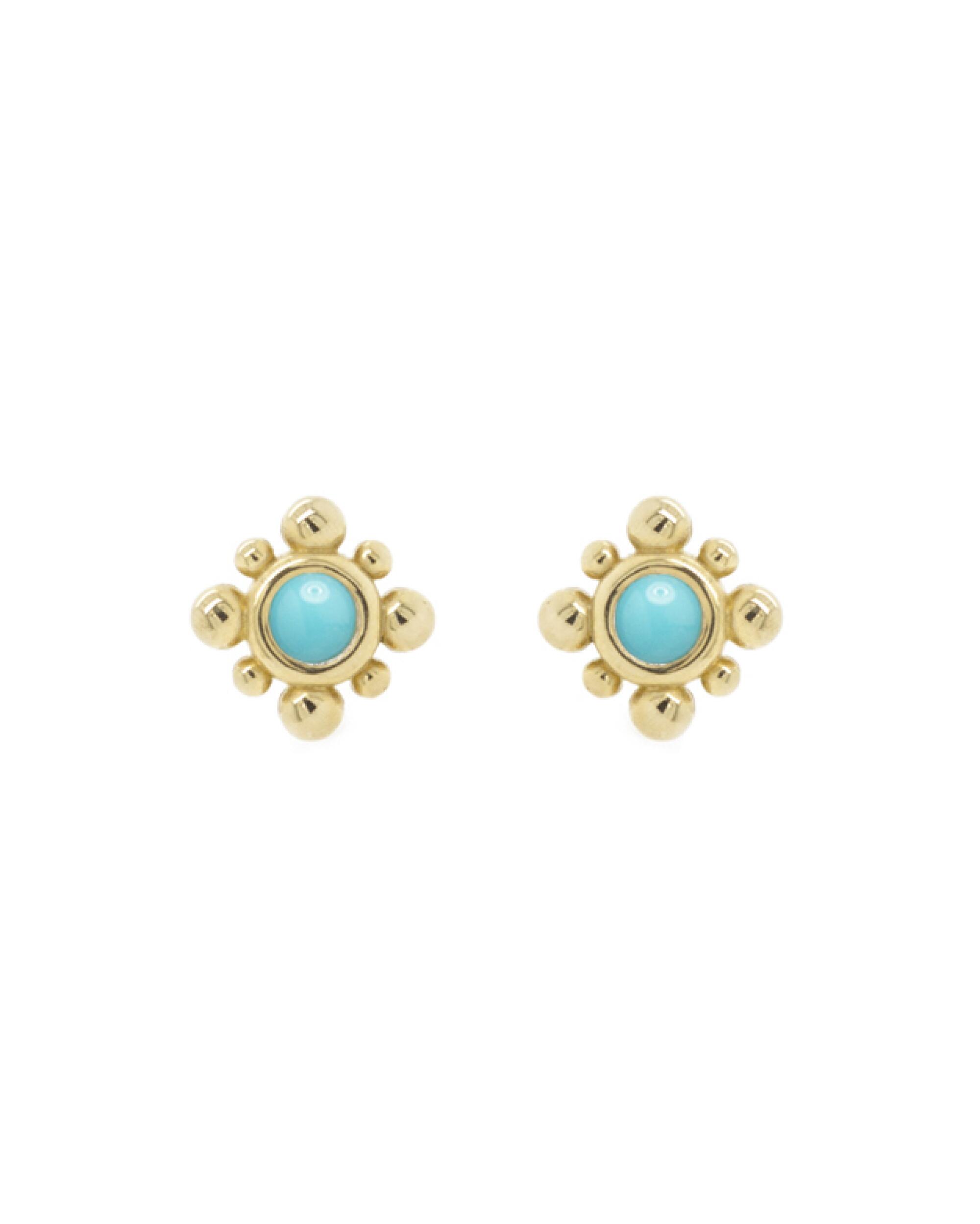 Turquoise earrings from Zoe Chicco