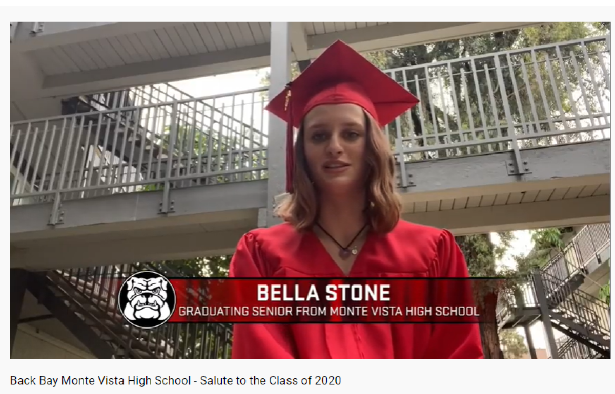 Back Bay/Monte Vista High School graduate Bella Stone