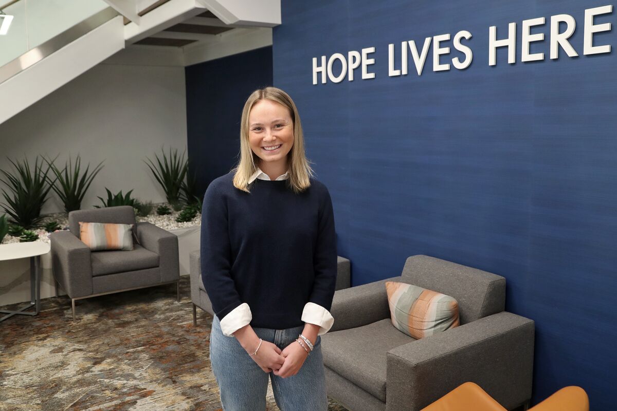 Newport Beach native Brooke Kenerson, 22, has been battling acute promyelocytic leukemia since last fall.