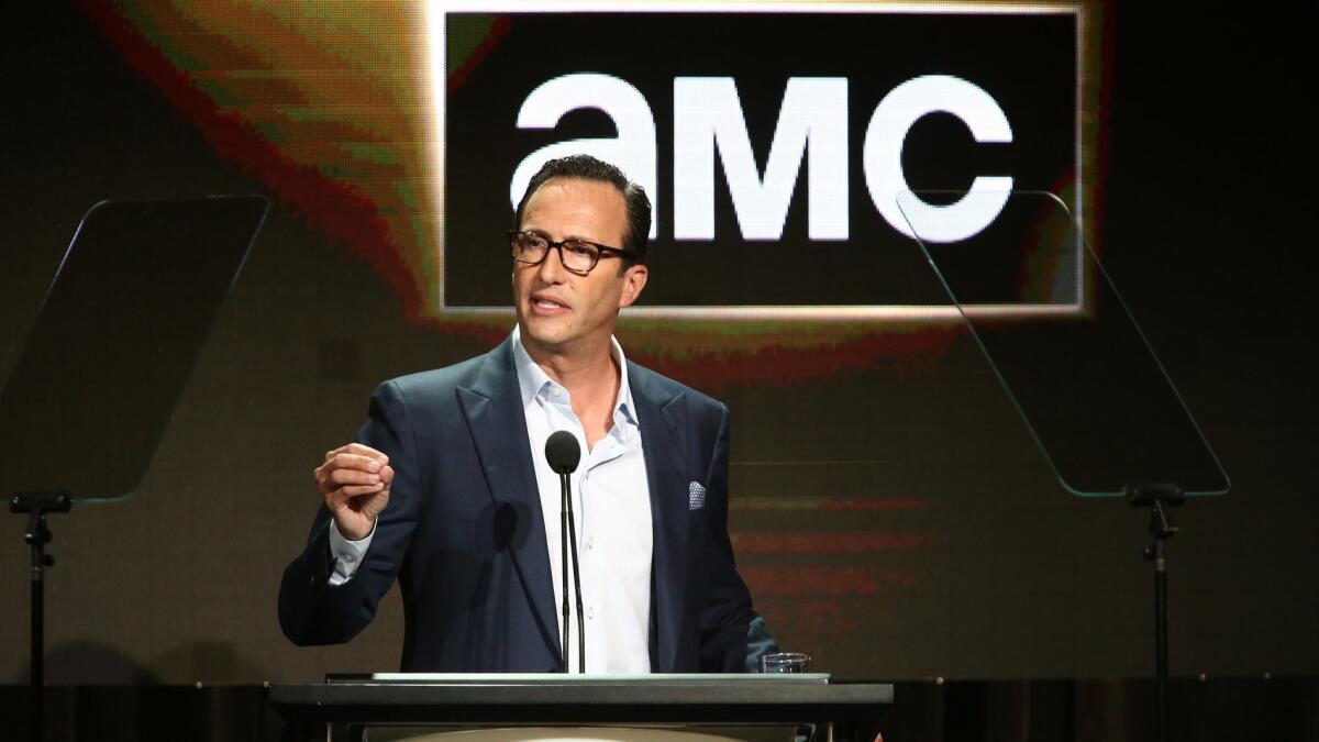 Charlie Collier speaks during the AMC portion of the 2017 Summer Television Critics Assn. Press Tour at the Beverly Hilton.