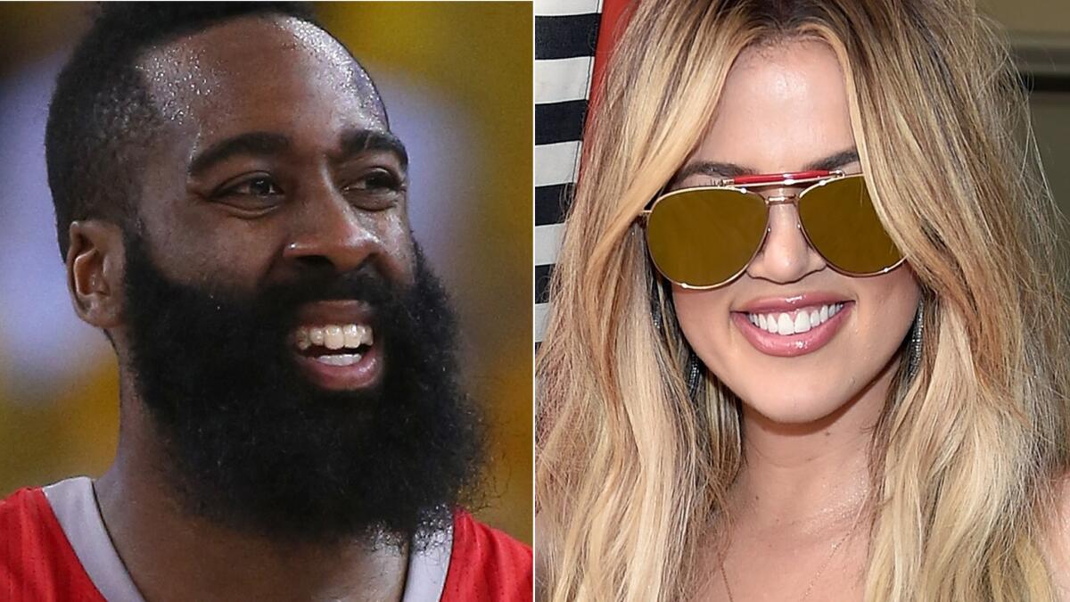 James Harden and Khloe Kardashian were photographed together over the Fourth of July weekend. Quick! Book the church!