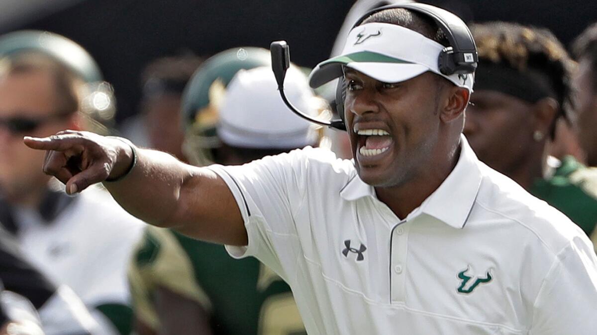 Willie Taggart turned around programs at Western Kentucky and South Florida.
