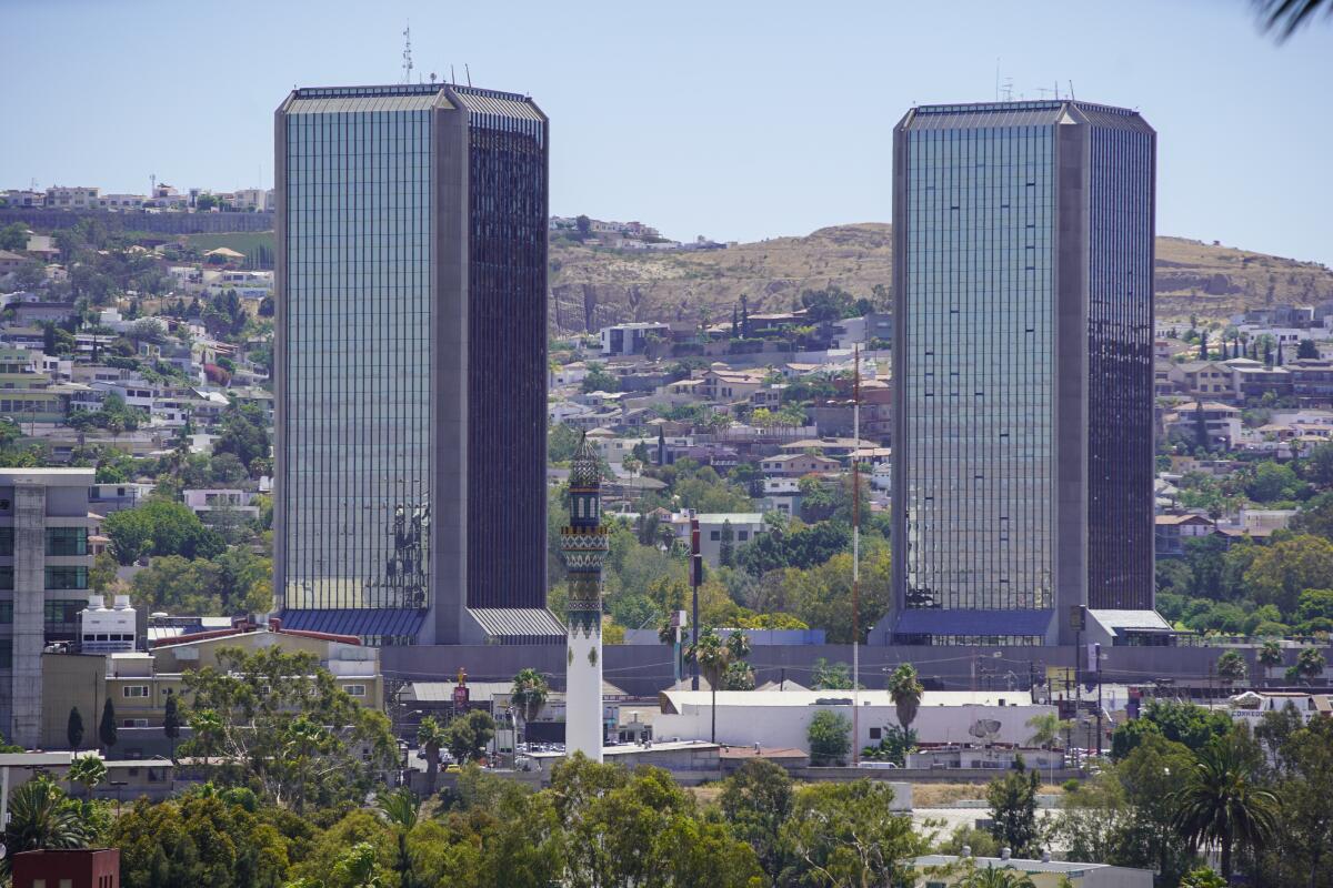  The Grand Hotel Tijuana view from the hills in Buena Vista on Wednesday, July 6, 2022 in Tijuana 