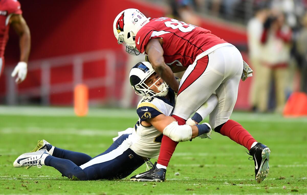 Los Rams no tuvieron problemas para vencer a los Cardinals el domingo.