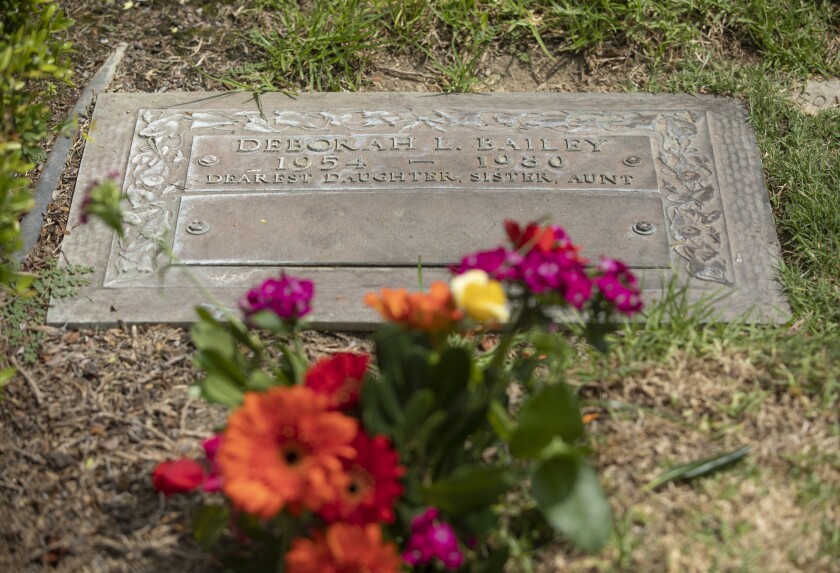 Debbie Bailey's grave in Glendale.