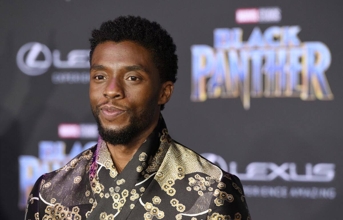 "Black Panther" star Chadwick Boseman