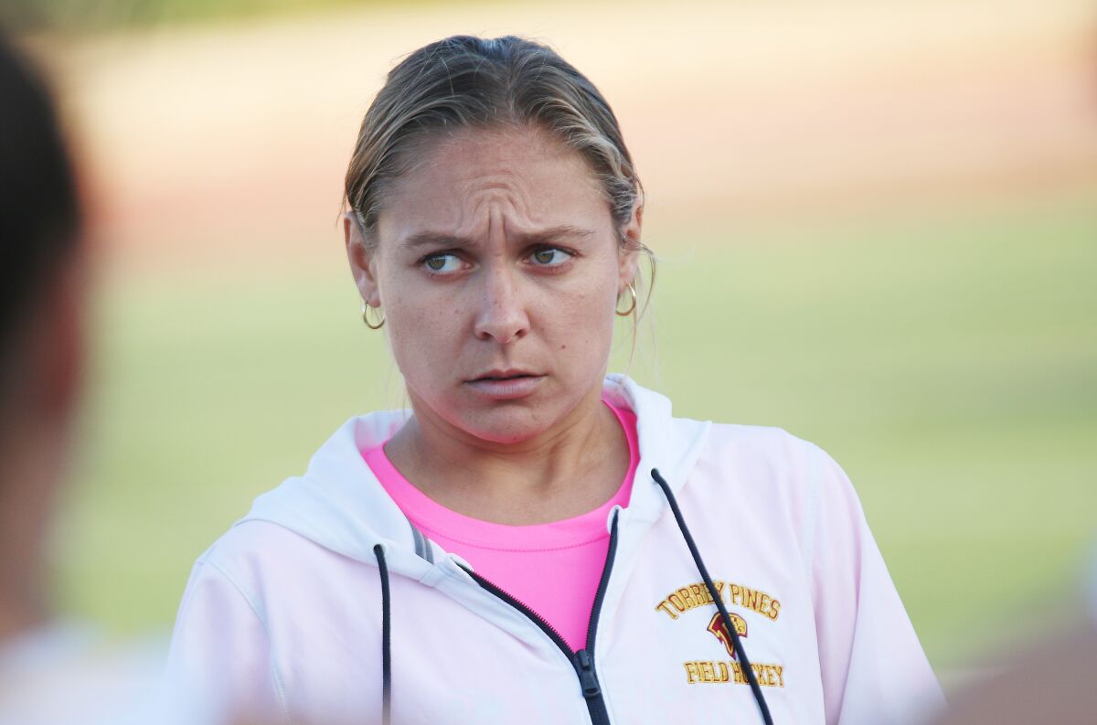 Falcon Head Coach Courtney Spleen will be all business when the post-season starts Tuesday, Nov. 8.