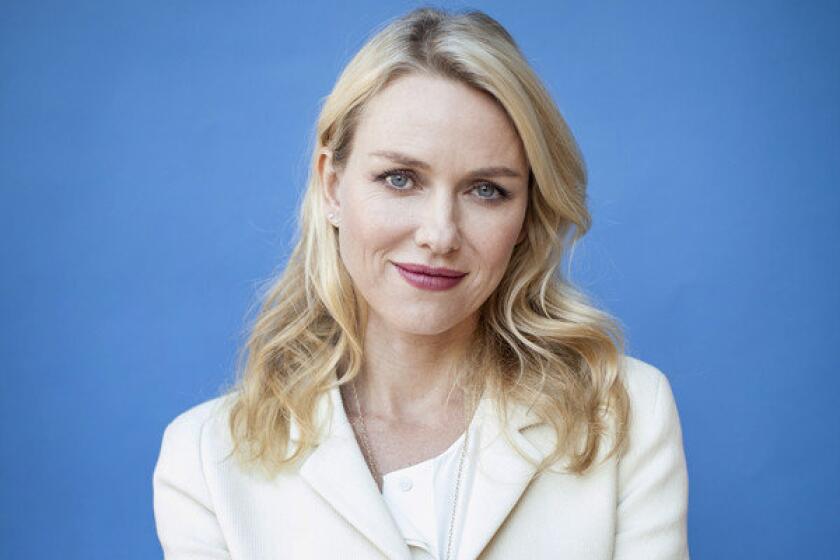 Naomi Watts, seen last October, has taken up her most high-profile portrayal of a real person with "Diana."