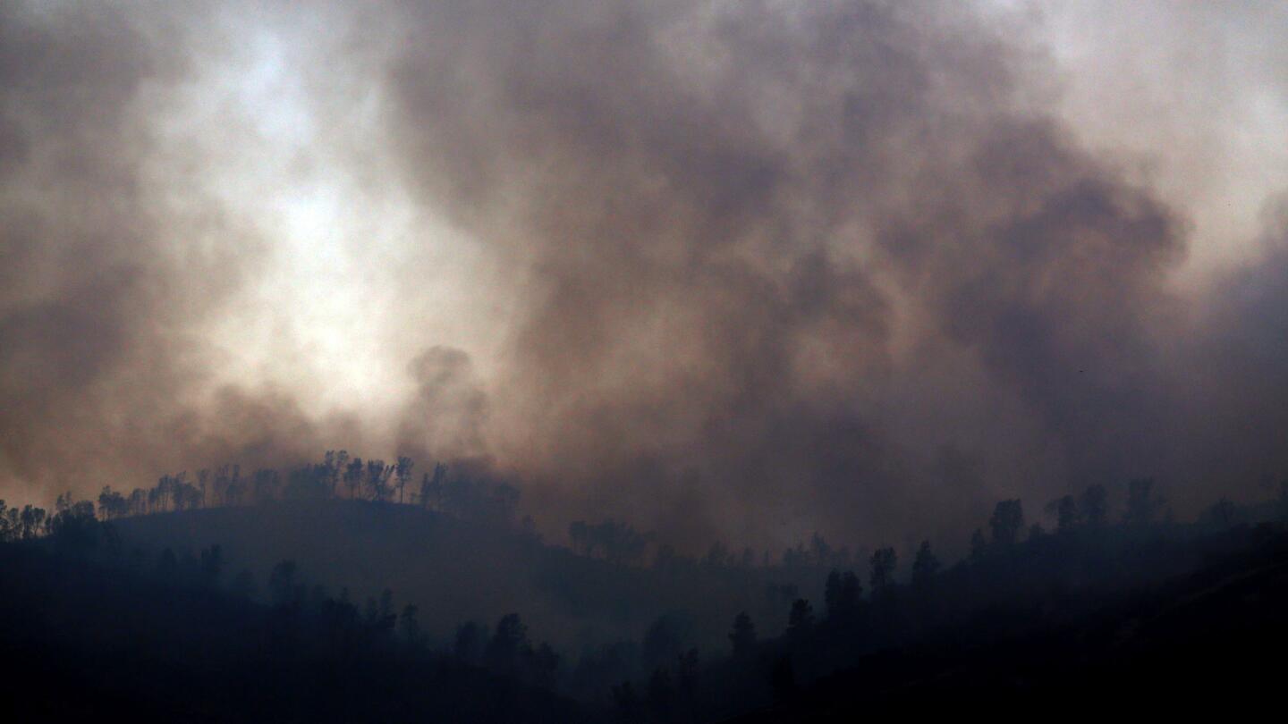 Rocky fire in Northern California