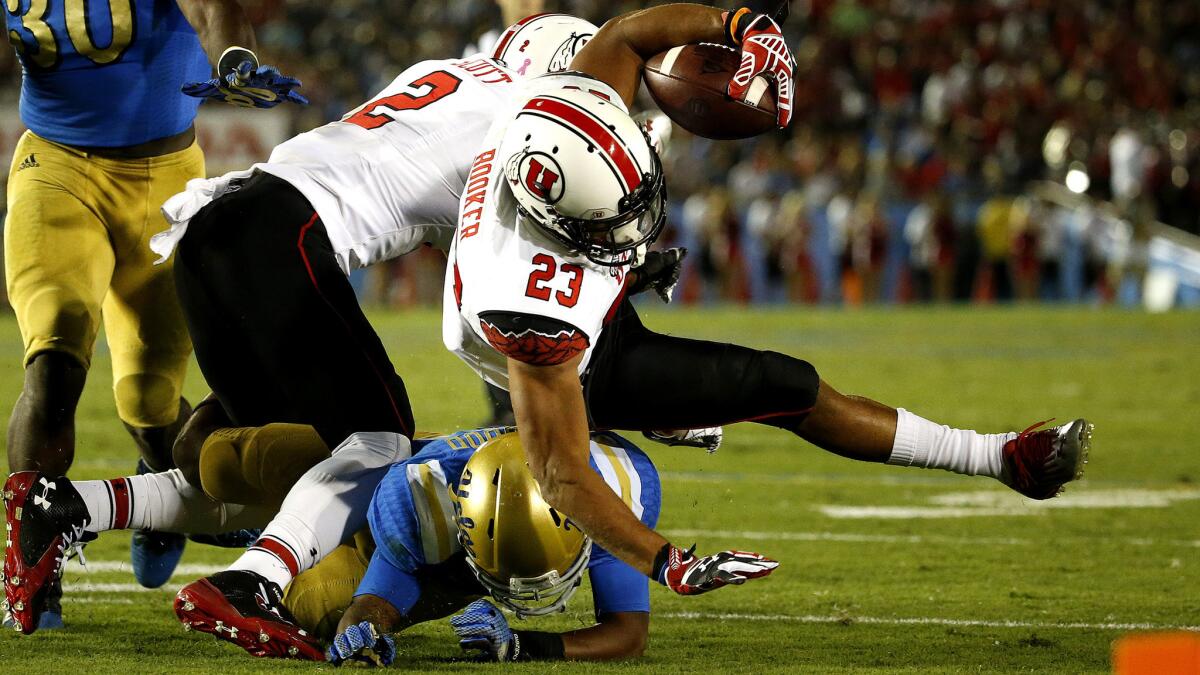 Utah returns running back Devontae Booker, who ran for more than 1,500 yards last season.