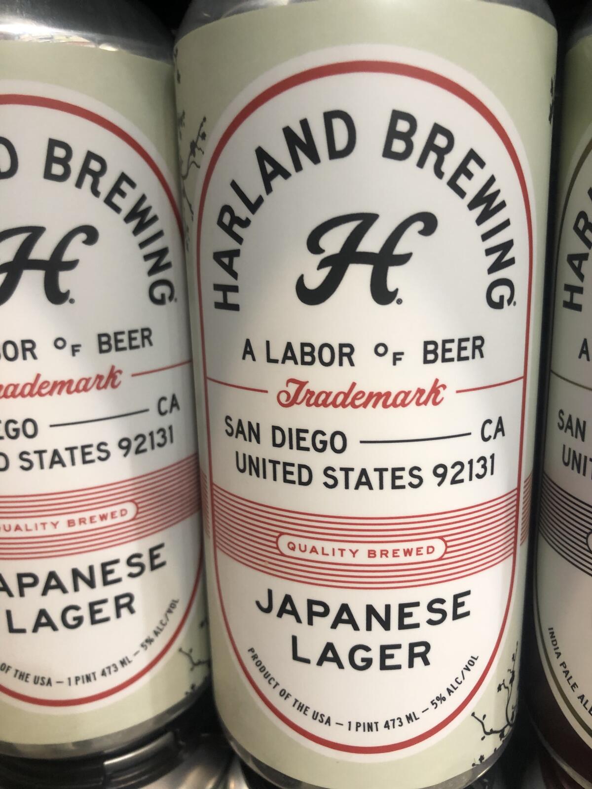 Japanese Lager from Harland Brewing
