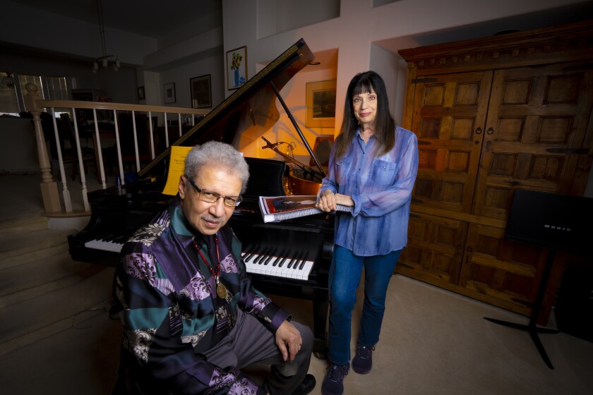 Pulitzer Prize-winning composer Anthony Davis and wife Cynthia Aaronson.  
