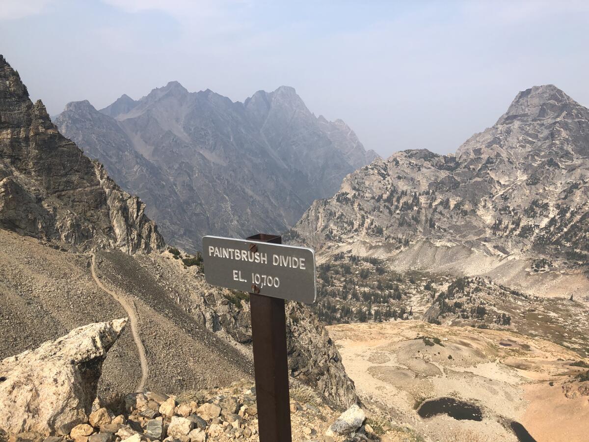 Paintbrush Divide is the highest point on the Teton Crest Trail.