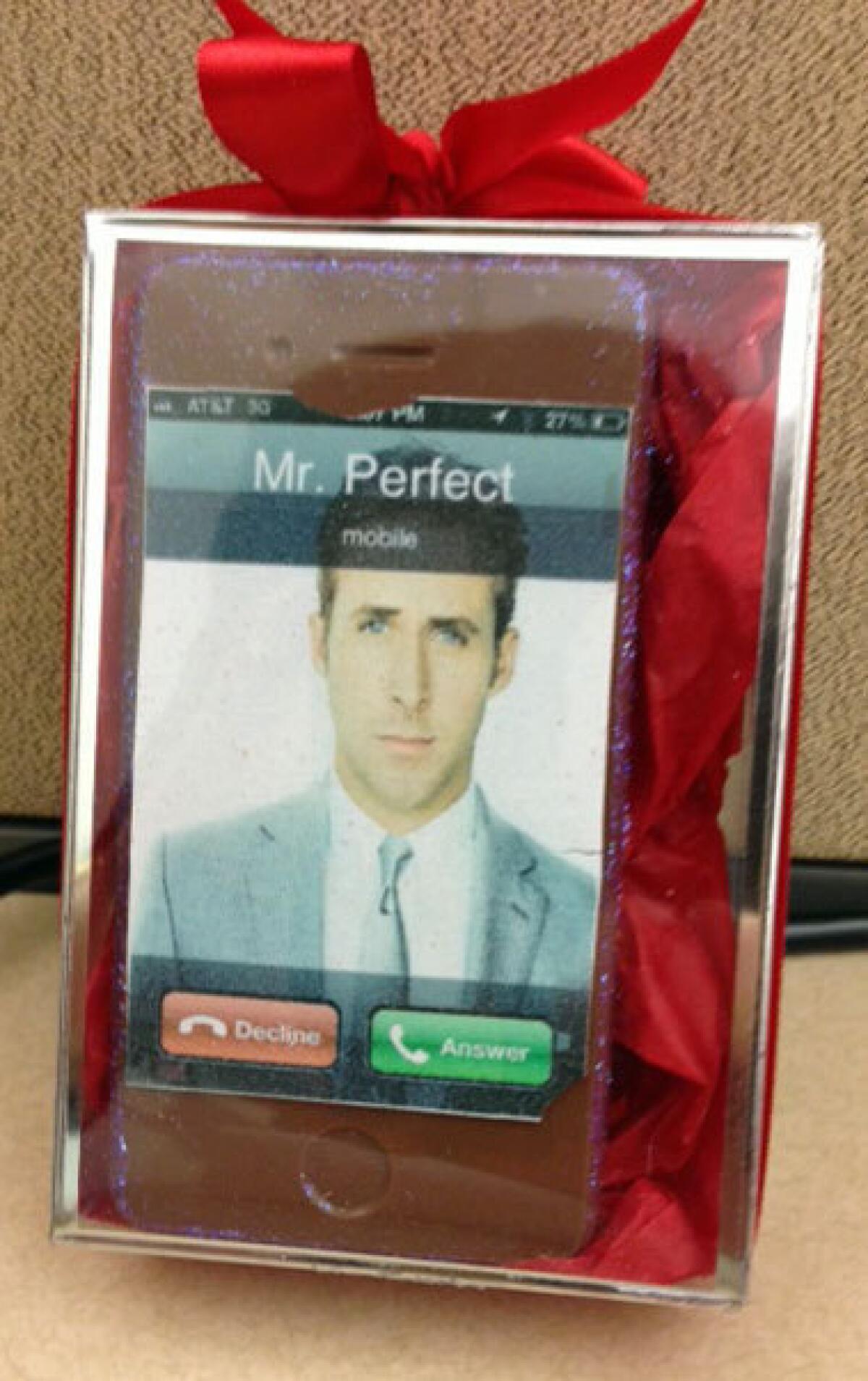 A customized chocolate Iphone from Madame Chocolat in Beverly Hills.