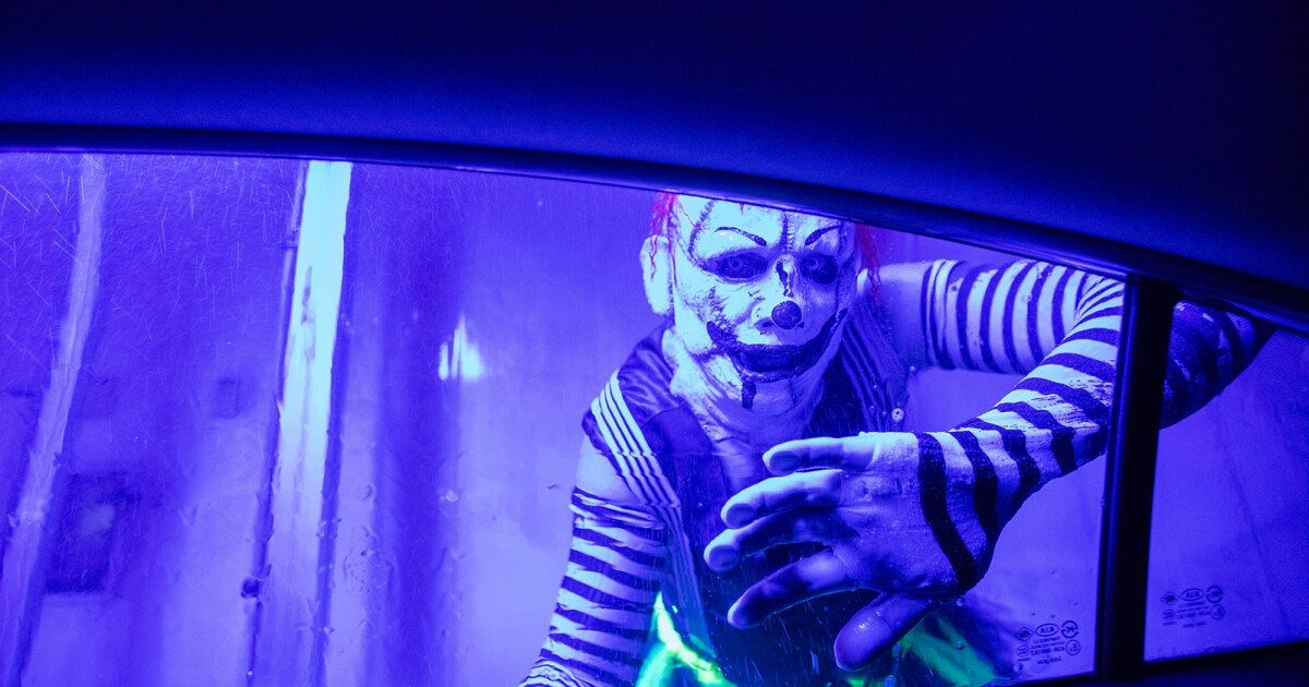 ‘Spooky stuff’: Huntington Beach haunted car wash provides the scares